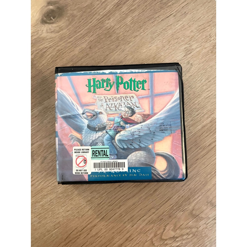 Vintage 2000 Harry Potter and the Prisoner of Azkaban Audiobook CD Set Hogwarts